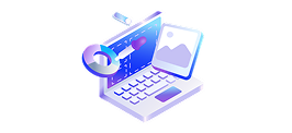 Design tools and software on laptop