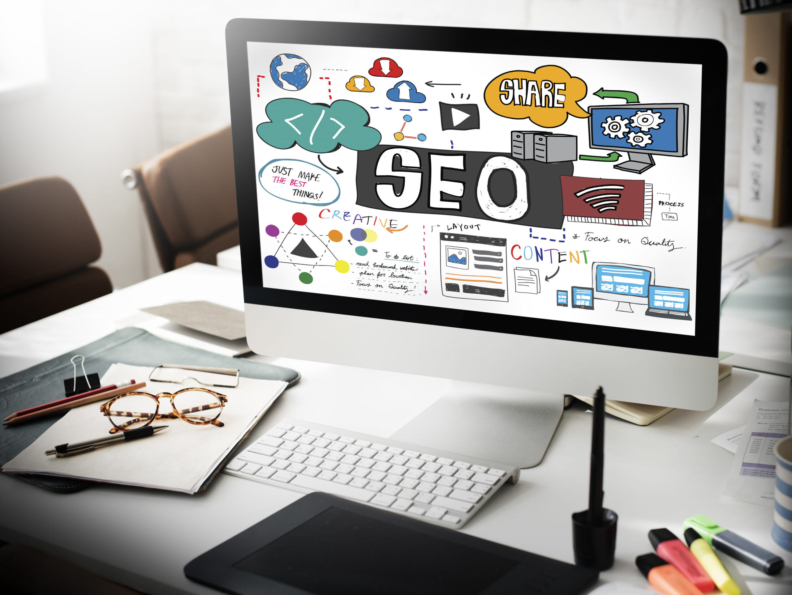 optimisation des moteurs de recherche seo internet concept numerique scaled